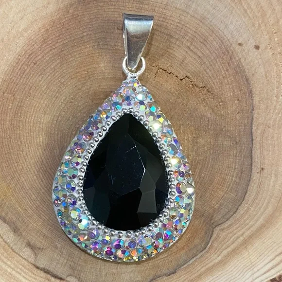 ⚡️Mega Sale⚡️ Elegant Silver925 and rhinestone necklace and earrings set - Picture 3 of 9